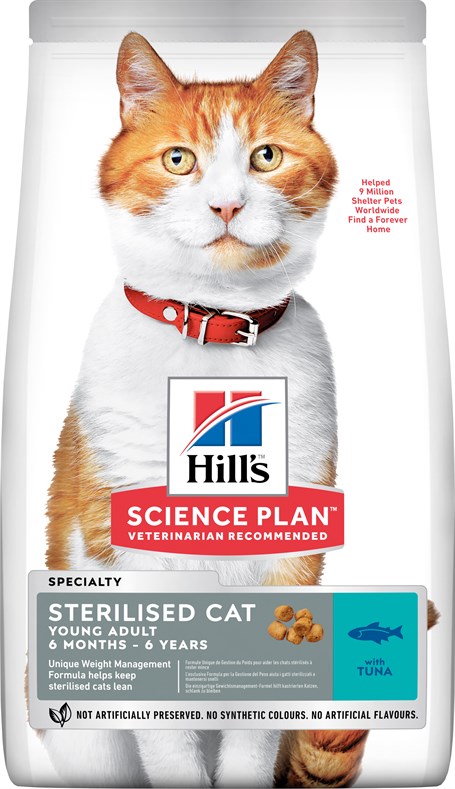 Hill's Science Plan 1,5 kg Ton Balıklı Kısırlaştırılmış Yetişkin Kedi Maması
