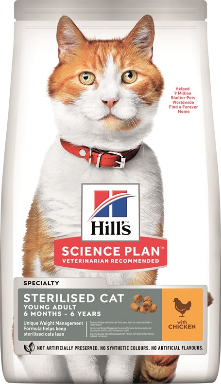 Hill's Science Plan 3 kg Tavuklu Kısırlaştırılmış Yetişkin Kedi Maması
