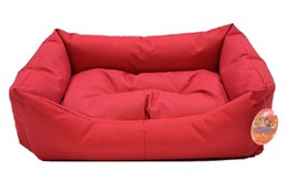 İç ve Dış Mekan Kedi ve Köpek Yatağı 65 x 85 x 22 cm Kırmızı