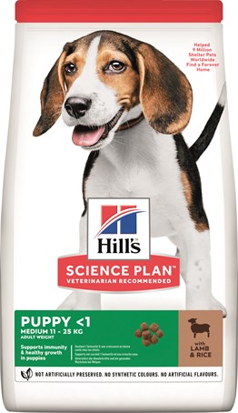 Hills Science Plan Puppy 2,5 kg Lamb Kuzu Etli Yavru Köpek Maması