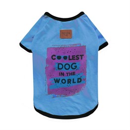 Alphadog Cool Blue Köpek T-shirtü