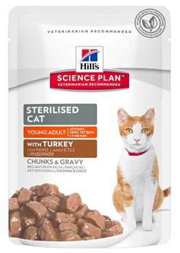 Hills Science Plan Hindi Etli Kısırlaştırılmış Kedi Konservesi 85 gr