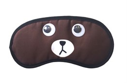 Kahverengi Köpekçik Uyku Maskesi