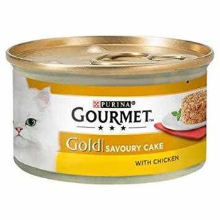 Gourmet Gold Fileto Kıyılmış Tavuklu Yetişkin Kedi Konservesi 85 gr