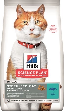 Hills Science Plan 15 kg Ton Balıklı Kısırlaştırılmış Yetişkin Kedi Maması
